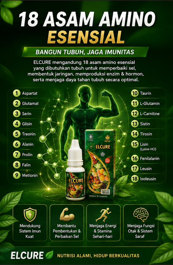18 Asam Amino Esensial ELCURE